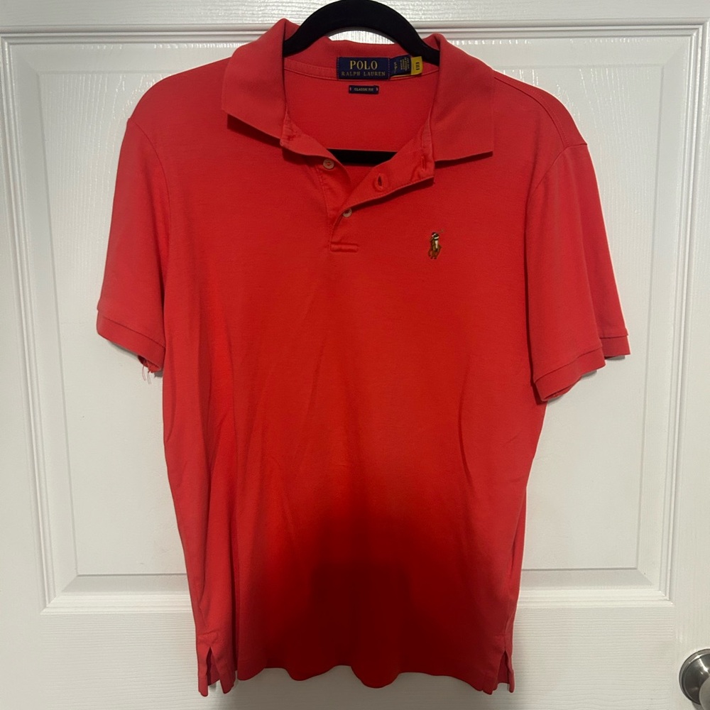 Polo by Ralph Lauren Red Classic Fit Polo Shirt